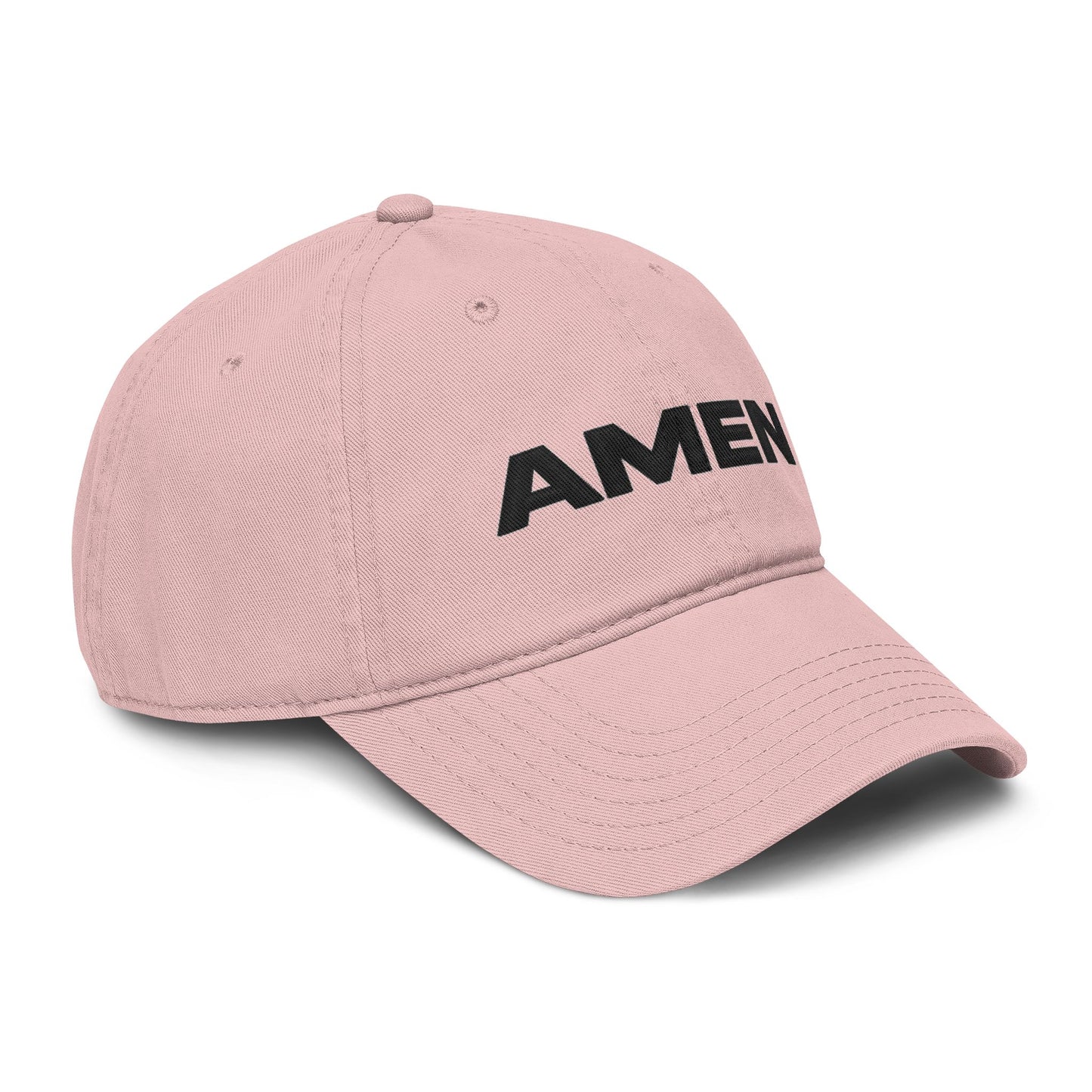 Amen Embroidered Washed Baseball Cap — Casual Faith Baseball Hat