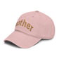 Mother Glitter Washed Baseball Cap — Sparkle Mom Hat for Mother's Day & Gifts
