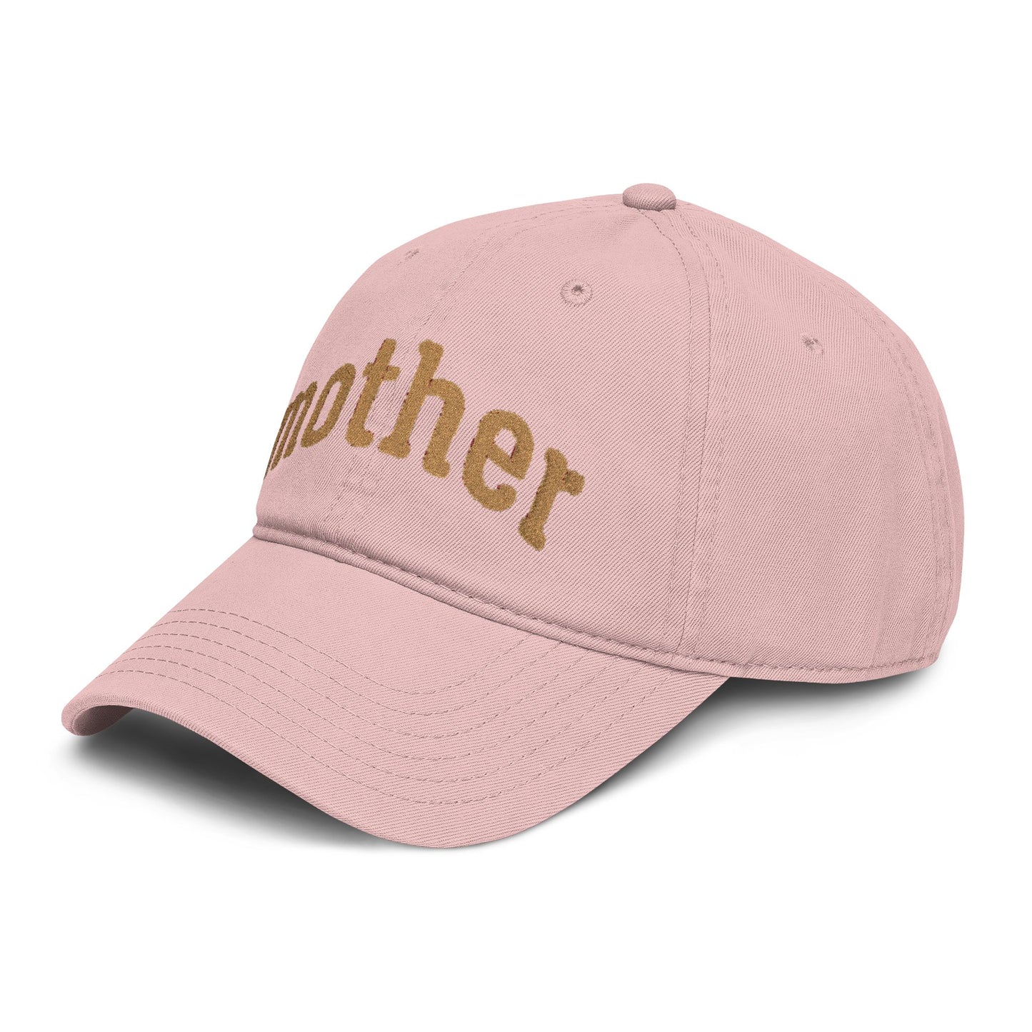 Mother Glitter Washed Baseball Cap — Sparkle Mom Hat for Mother's Day & Gifts