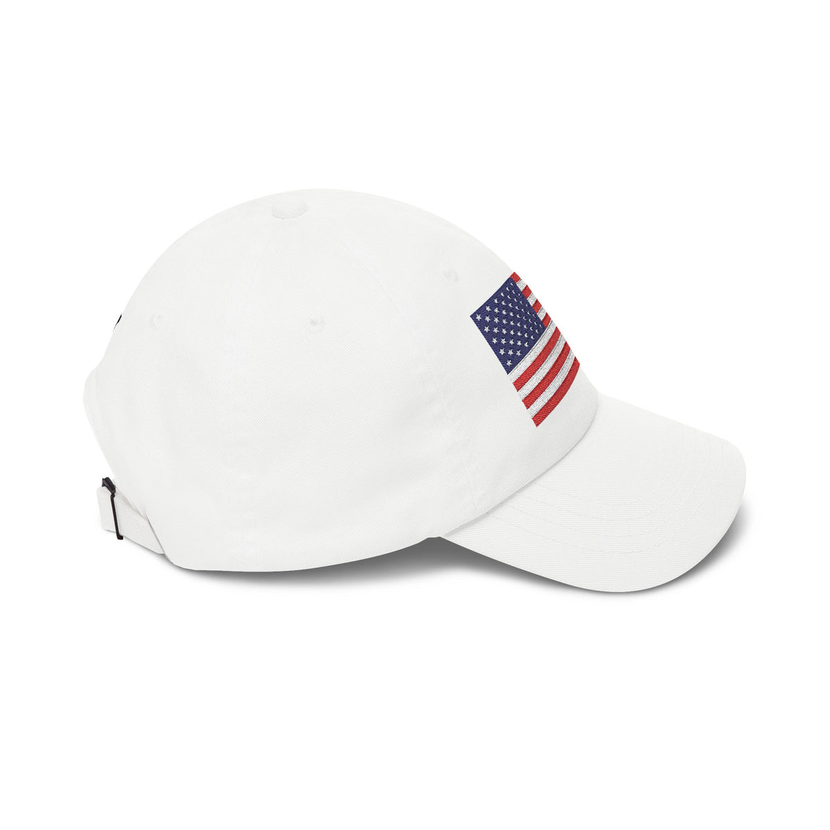 American Flag Dad Cap — Embroidered USA Baseball Hat for 4th of July Hats Printify