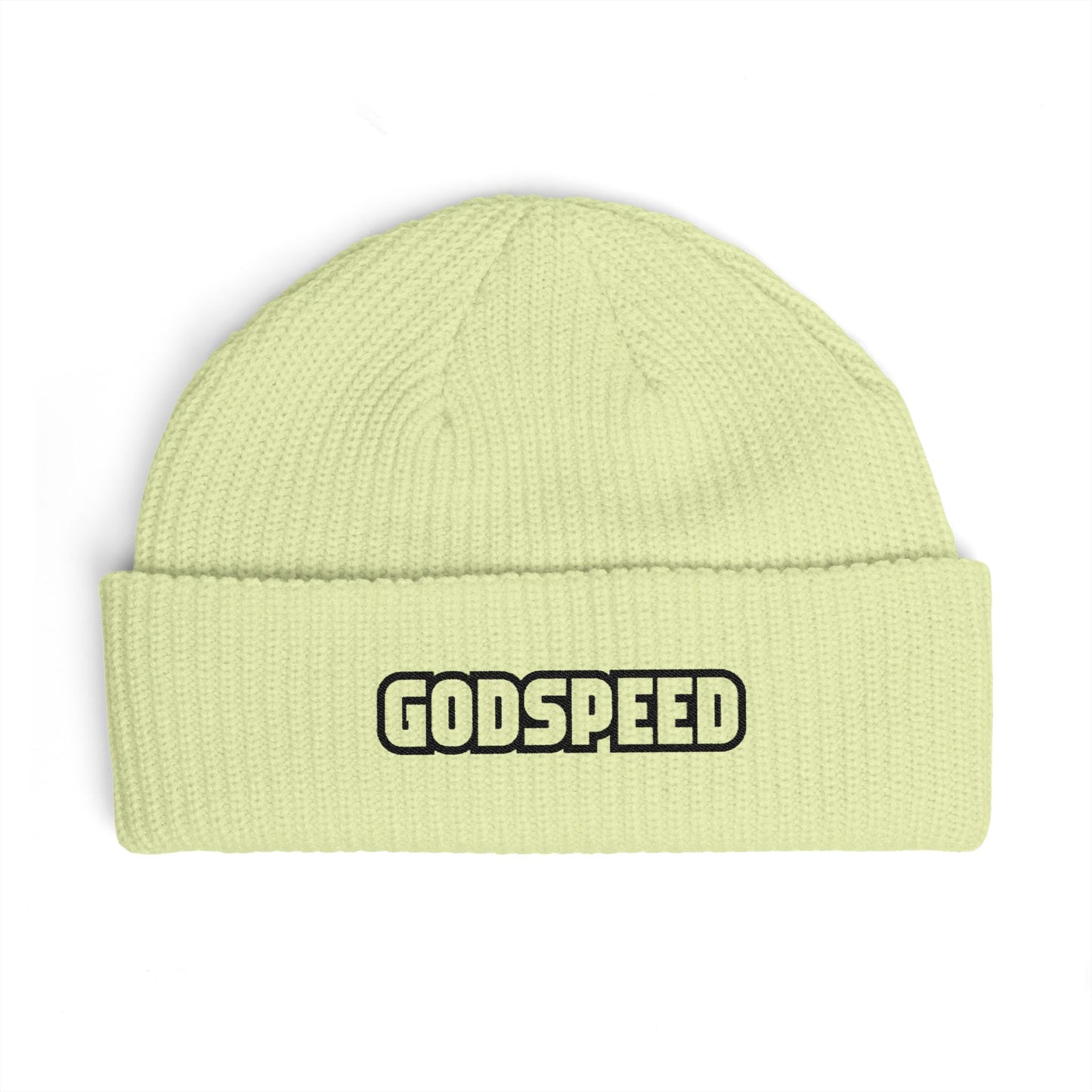 Godspeed Embroidered Cuff Beanie Hats Printify