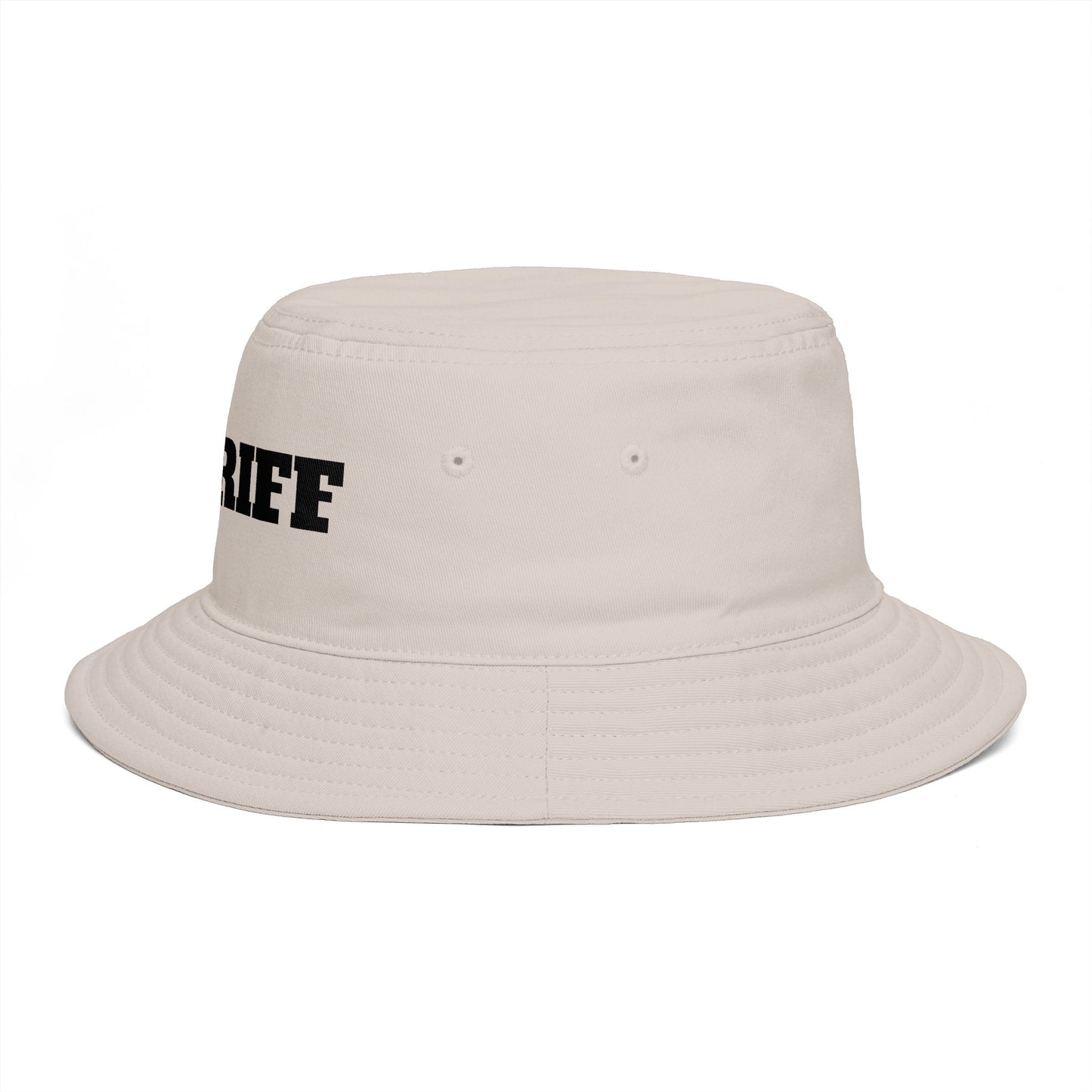Shriff Bucket Hat — Retro Western Brown Cotton Sun Hat Hats Printify
