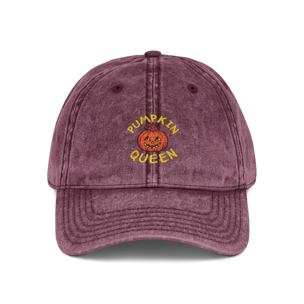 Pumpkin Queen Hats Printify One size Maroon