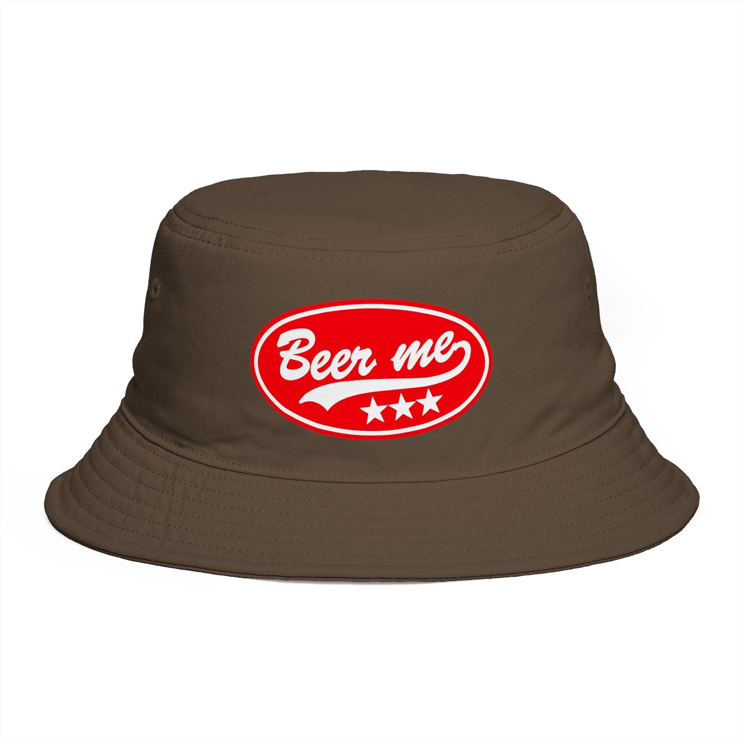 Beer Me Bucket Hat — Retro Beer Logo Summer Hat