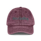 He’s Golfing Embroidered Vintage Cap — Washed Red Golf Dad Hat