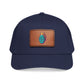 Leather Patch Baseball Cap — Retro Grenade Patch Hat