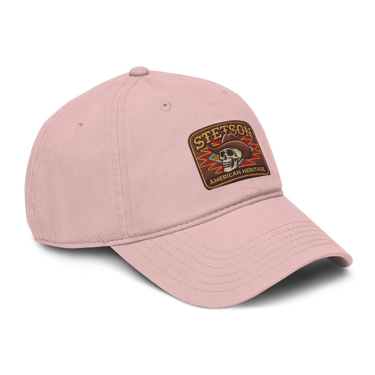 Stetson Skull Patch Baseball Cap — Vintage American Heritage Washed Hat