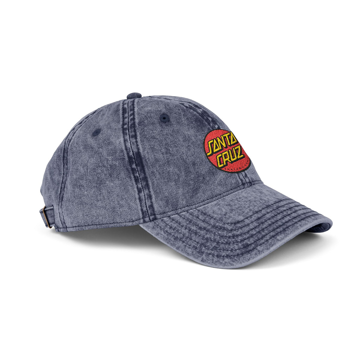 Vintage Embroidered Cap — Santa Cruz Retro Baseball Hat Hats Printify