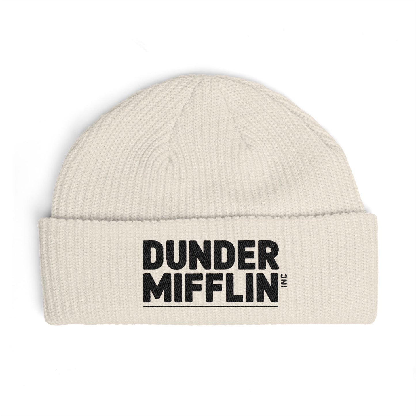Cuff Beanie Hats Printify One size Ecru