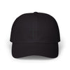 Christian Cross Dad Cap – Embroidered Minimalist Baseball Hat Hats Printify Black One size