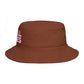 Chill Vibes Bucket Hat — Retro Pink Text Cotton Sun Hat Hats Printify