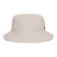 No Kings Bucket Hat — Rebellious Crown Graphic Cotton Bucket Hat Hats Printify