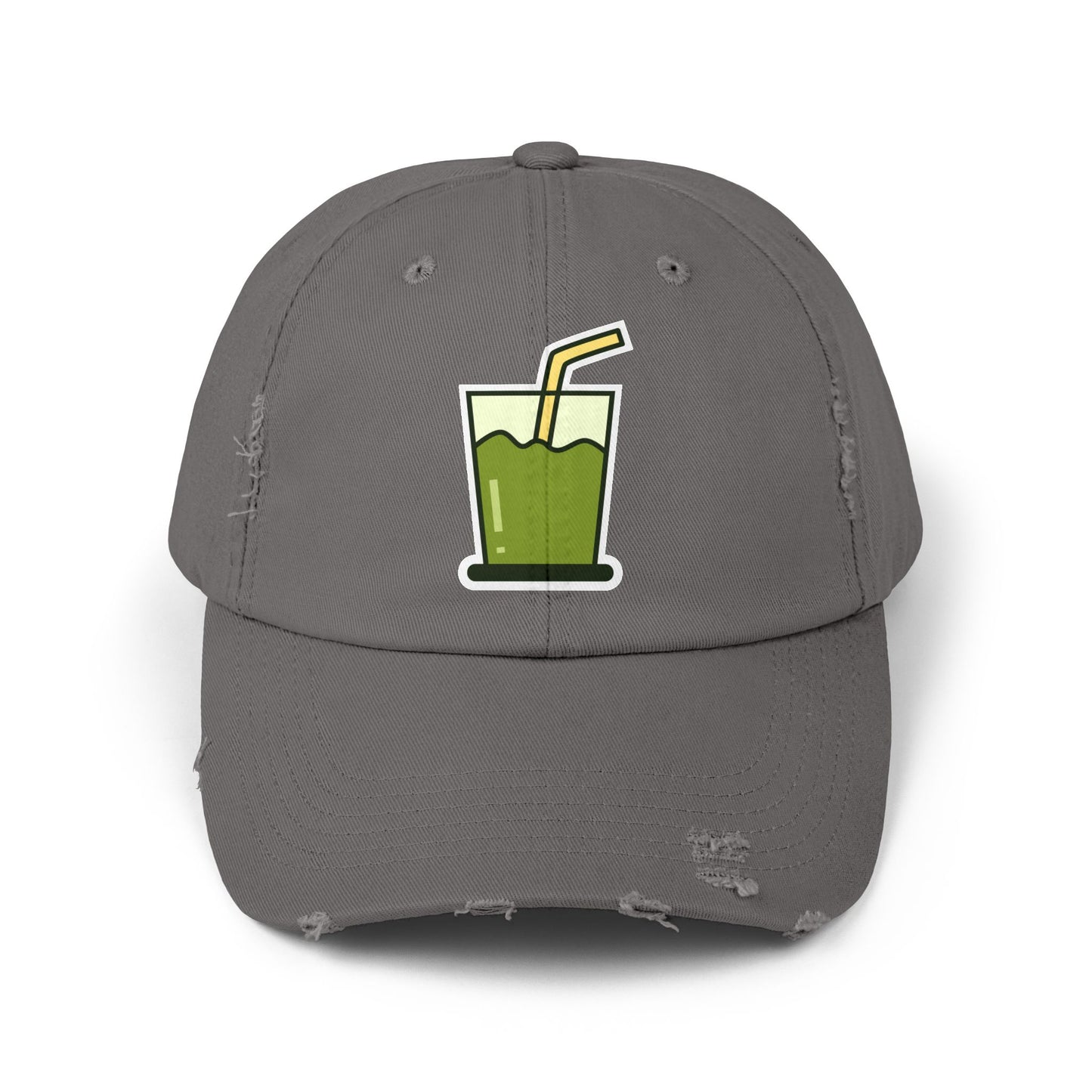 Unisex Distressed Cap Hats Printify Nickel One size