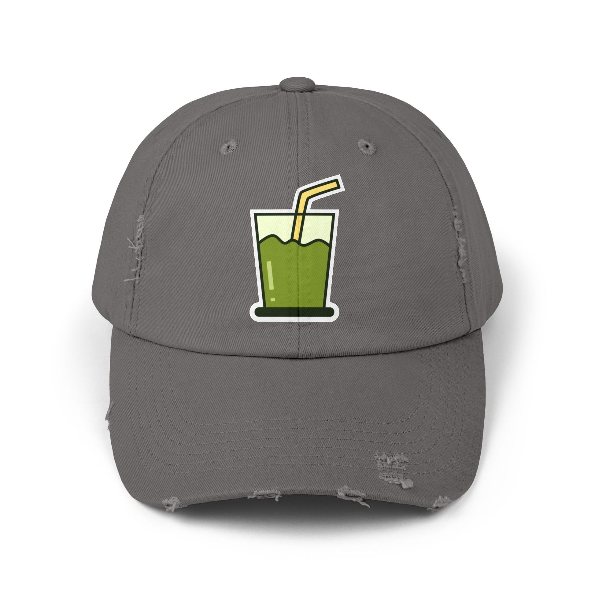 Unisex Distressed Cap Hats Printify Nickel One size