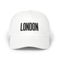 London Embroidered Dad Cap Hats Printify White One size