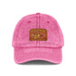 Vintage Embroidered Stetson Patch Cap — Washed Red Baseball Hat Hats Printify One size Pink