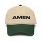 Amen Embroidered Washed Baseball Cap — Casual Faith Baseball Hat