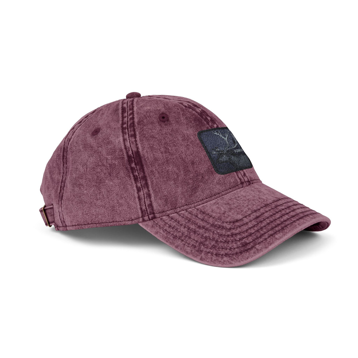 Vintage Embroidered Cap — Starry Night Patch