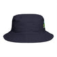 Bucket Hat — Retro Green Car Embroidered Bucket Hat