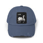 Lover Swan Hats Printify Scotland Blue One size