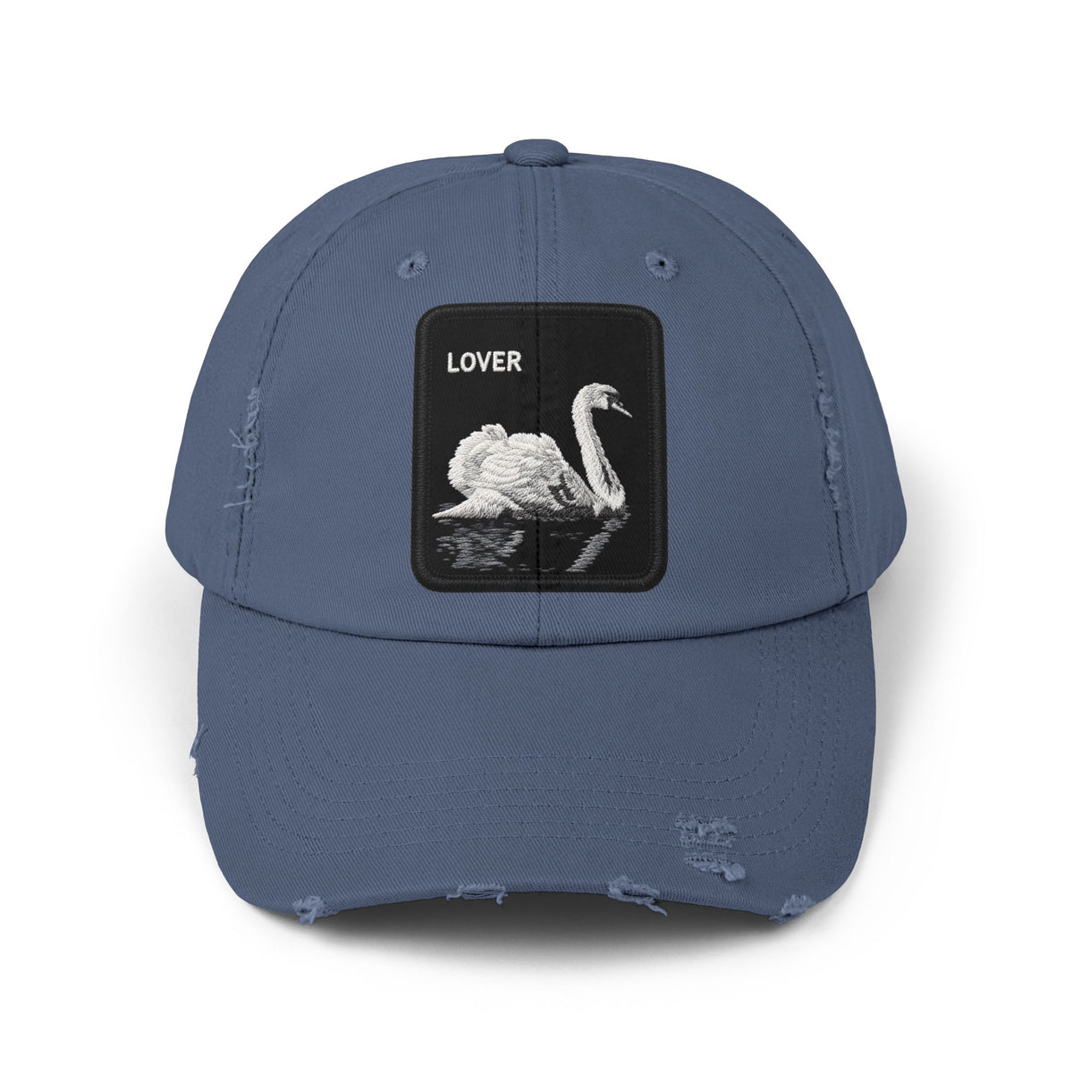 Lover Swan Hats Printify Scotland Blue One size