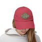Distressed John Deere Logo Cap — Vintage Farm Equipment Baseball Hat