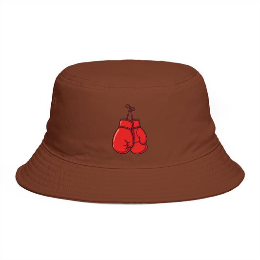 Boxing Gloves Buckethat - Retro Sport Embroidered Bucket Hat Hats Printify