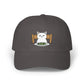 Dad Cap — Grumpy Cat at Dinner Embroidered Hat Hats Printify Dark Grey One size