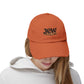 Distressed Coffee Bean Cap — Java Logo Dad Hat Hats Printify