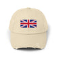 Distressed Union Jack Cap — British Flag Baseball Hat Hats Printify Stone One size