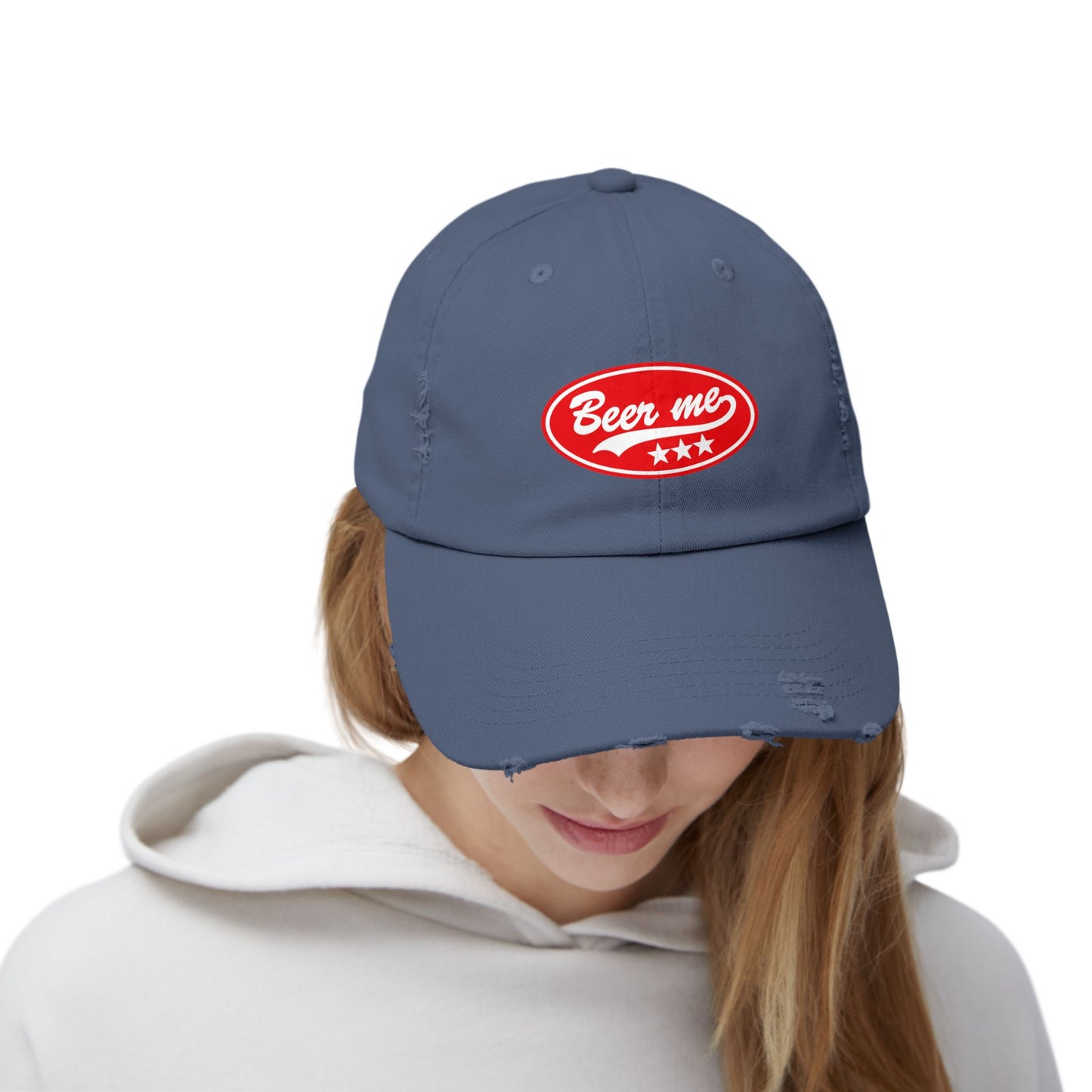 Beer Me Distressed Cap – Retro Patch Beer Hat for Brewers & Bar Fans