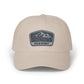 Explorer Wild Spirit Dad Cap — Embroidered Mountain Patch Baseball Hat Hats Printify