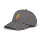Carrot Patch Distressed Cap — Cute Embroidered Vegetable Baseball Hat Hats Printify