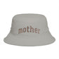 Mother Embroidered Bucket Hat — Cozy Retro Mom Statement Hat