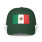 Mexico Flag Dad Cap — Embroidered Mexican Flag Baseball Hat Hats Printify Spruce One size