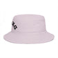 Drunk Arched Brown Bucket Hat – Retro Party & Festival Headwear