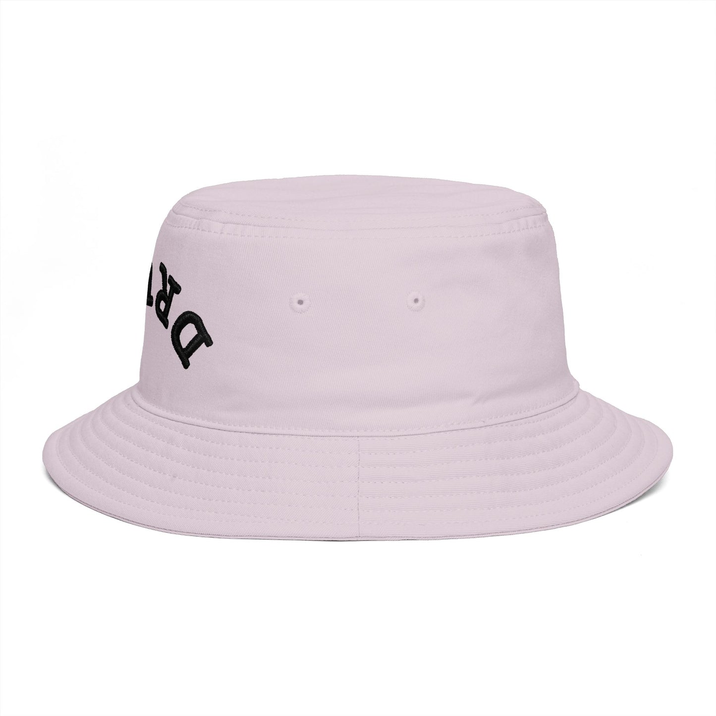 Drunk Arched Brown Bucket Hat – Retro Party & Festival Headwear