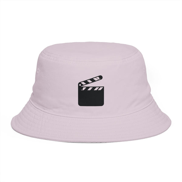 Film Director Bucket Hat - Clapperboard Logo Casual Bucket Hat Hats Printify One size Orchid