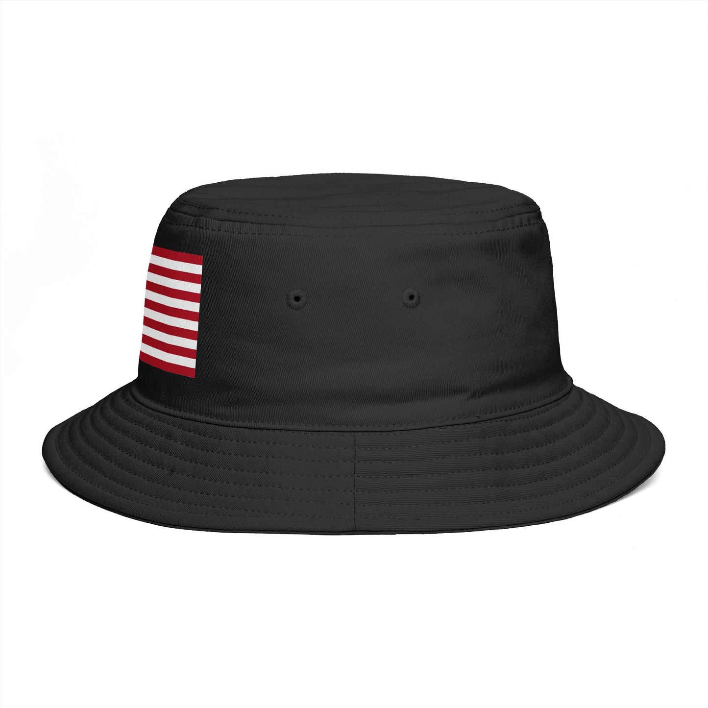 American Flag Bucket Hat — Patriotic USA Embroidered Sun Hat