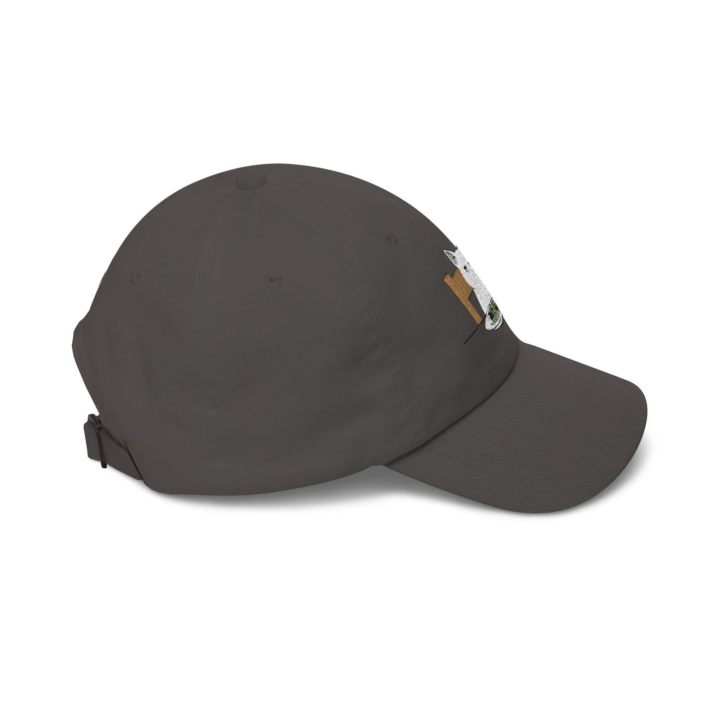 Dad Cap — Grumpy Cat at Dinner Embroidered Hat