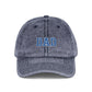 Dad Embroidered Vintage Cap — Washed Red Baseball Hat for Father’s Day Hats Printify One size Navy