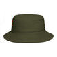 No Kings Bucket Hat — Rebellious Crown Graphic Cotton Bucket Hat