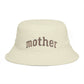 Mother Embroidered Bucket Hat — Cozy Retro Mom Statement Hat