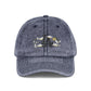 Vintage Embroidered Cap – Red LA Floral Baseball Hat Hats Printify One size Navy