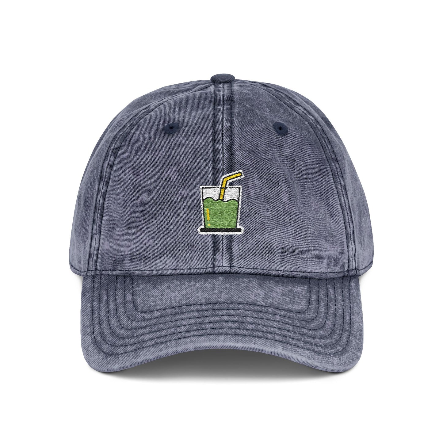 Vintage Cap (Embroidery) Hats Printify One size Navy