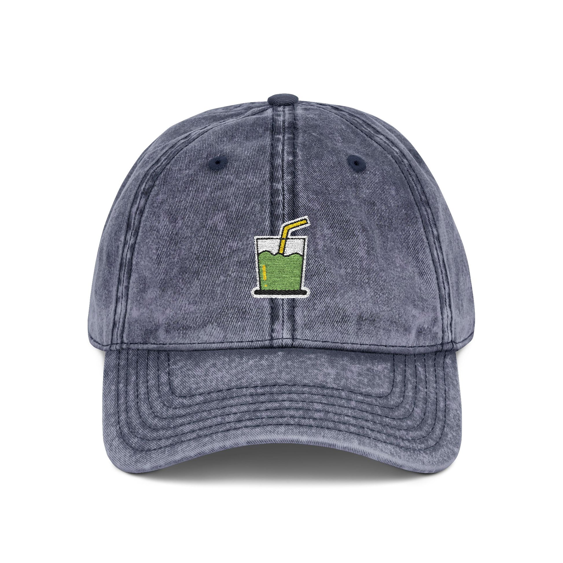 Vintage Cap (Embroidery) Hats Printify One size Navy