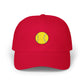 Tennis Ball Dad Cap — Minimal Embroidered Sports Hat Hats Printify Cranberry One size