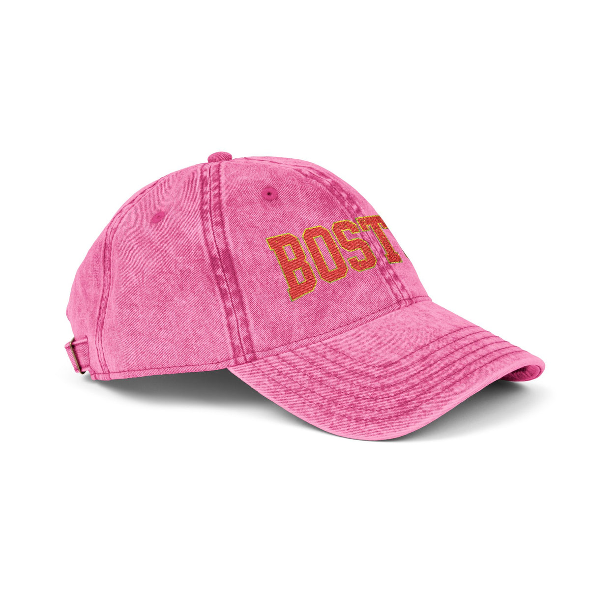 Vintage Embroidered Cap — Retro Sunset Patch Baseball Hat Hats Printify