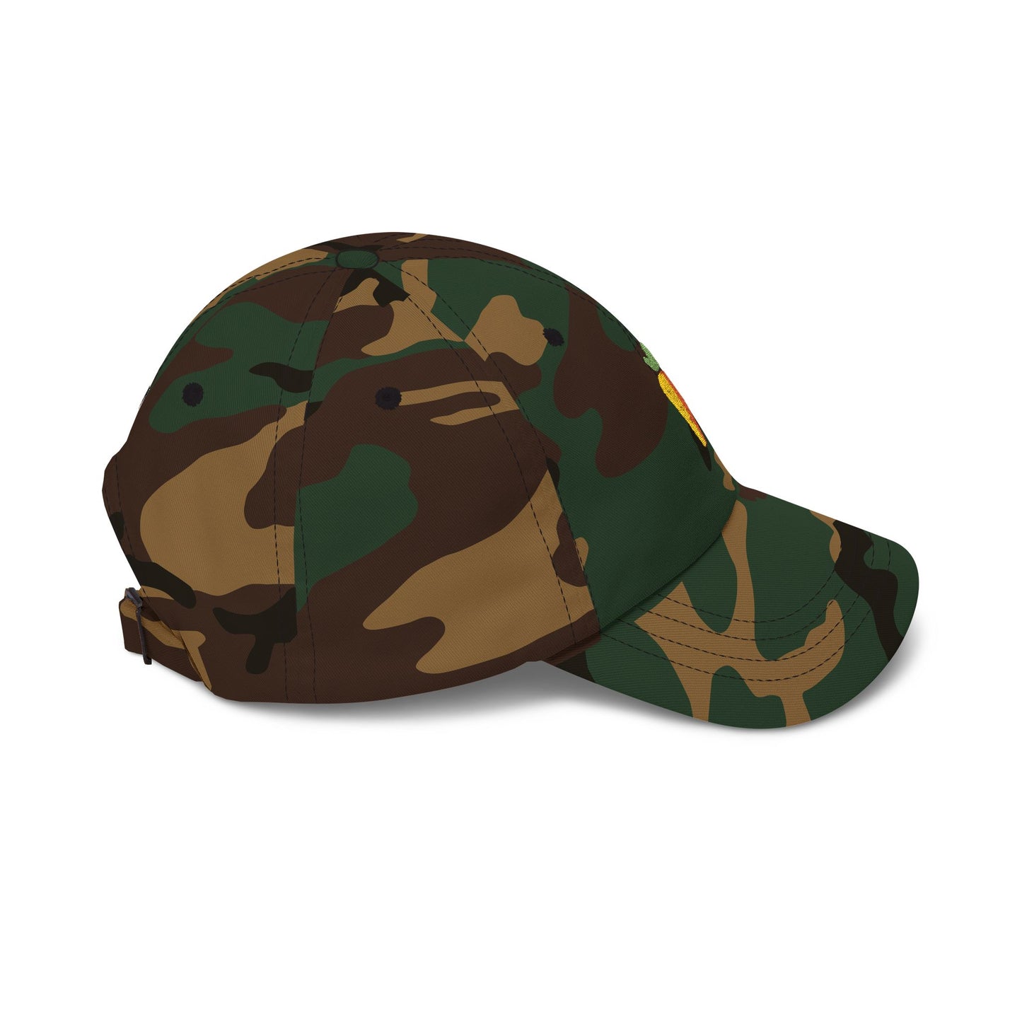 Carrot Embroidered Dad Cap — Minimal Vegetable Baseball Hat