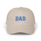 DAD Embroidered Classic Dad Cap – Vintage Varsity Baseball Hat for Fathers Hats Printify Stone One size
